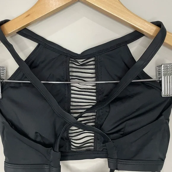 Adore Me NWT black halter cages bikini top XS - Picture 8 of 8